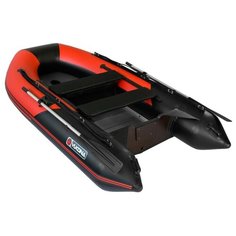 Моторная лодка YUKONA 310 TS F фанерный пайол красный+черный