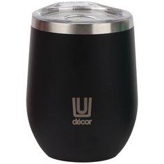 Термокружка WINE&COFFEE нержавеющая сталь, вакуумная изоляция 350мл Decor