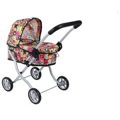 Коляска-люлька Melobo / Melogo Классическая (9325D) черный / геометрия