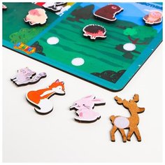 Игра на липучках Aba Iba Сортер, "Домашние и дикие животные