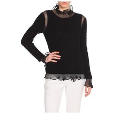 Джемпер MARIA GRAZIA SEVERI, размер 46, черный