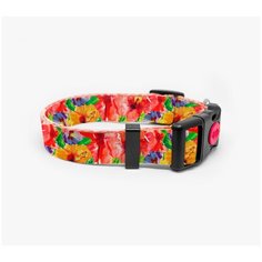 Ошейник Little Bu Scarlet Flower L, шея 44-70см