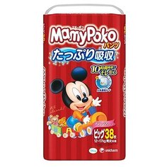 Подгузники-трусики MAMY POKO Big 38 (12-17кг)