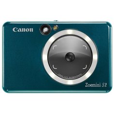 Камера и принтер моментальной печати Canon Zoemini S2, зеленая