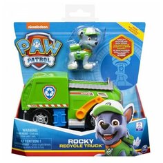Машинка Paw Patrol Щенячий патруль с щенком Рокки Spin Master