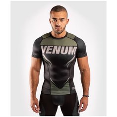 Рашгард Venum ONE FC Impact размер XL, black/khaki