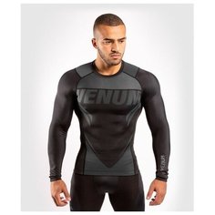 Рашгард Venum One FC Impact размер L, black/black