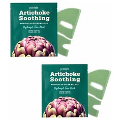 Petitfee Гидрогелевая маска для лица с артишоком Artichoke Soothing Hydrogel Face Mask, 2 шт