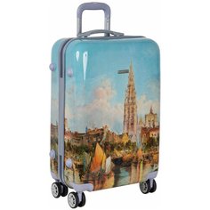 Чемодан POLAR РА032 41.5 л, голубой