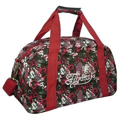 Сумка спортивная POLAR 5998, красный/красные сердца