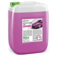 Автошампунь Активная пена Active Foam GEL Супер-концентрат 24 л Grass