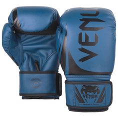 Перчатки боксерские Venum 6 унций, темно-синий цвет