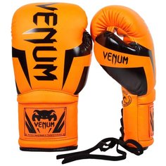 Перчатки боксерские Venum 12 унций, оранжевый цвет