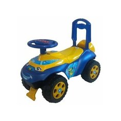Каталка-толокар Doloni Автошка, синяя-желтая