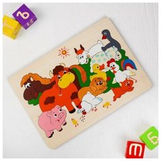 Мозаика- вкладыш Деревенский дворик Крона (143-014), 20 элементов