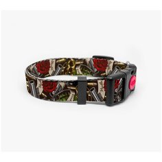 Ошейник Little Bu Guns&Roses L, шея 44-70см