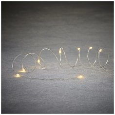 Гирлянда Luca Lighting Нить Роса 85941, 100 см, 10 ламп, теплый/серебряный провод