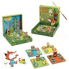 Настольная игра 4 в 1 "Людо Лес" Djeco
