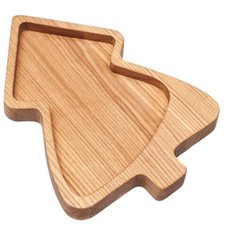 Тарелка "Елка", массив ясеня Drevmade