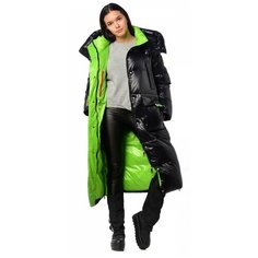 Зимняя куртка женская EVACANA 21706 размер 44, черный
