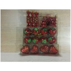 Набор елочных украшений Серпантин