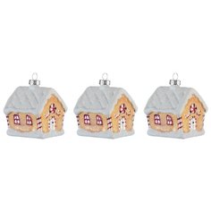 10286 Домик персиковый, 6,5х6,5х7, Набор из 3-х, KARLSBACH