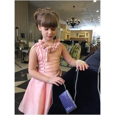 Платье для девочки р- р 122 марка De Salitto цвет розовый