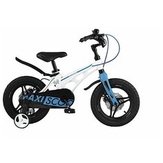 Детский велосипед MAXISCOO Cosmic Делюкс 14" (2021)(белый-жемчуг)