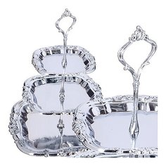Mayer&Boch Конфетница мет. 3- х ярусная 30428 Mayer&Boch