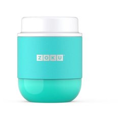 Вакуумный контейнер Zoku Neat Stack 295 мл бирюзовый
