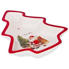 Салатник Agness с новым годом! 23*19,5*5 см (358-1475)