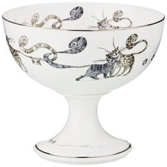 Конфетница Lefard Котики на ножке, диаметр 12,7 см, высота 11 см (86-2321)