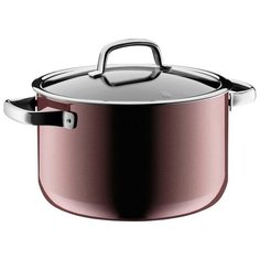 Кастрюля WMF FUSIONTEC Mineral Red 24 см, 3201006010