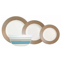 Столовый сервиз EVERARTY LOFT GREY 19 предметов 6 персон Luminarc