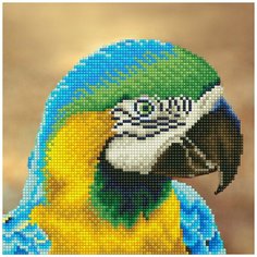 Кристальная мозаика (алмазная вышивка) "фрея" ALV-5 02 "Попугай" 25 х 25 см