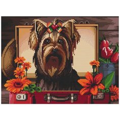 Кристальная мозаика (алмазная вышивка) "фрея" ALVK-06 "Мой друг" 30 х 40 см