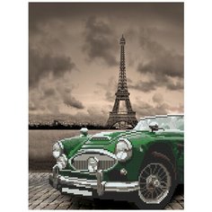 Кристальная мозаика (алмазная вышивка) "фрея" ALVK-13 "По Европе на автомобиле" 30 х 40 см