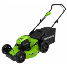 Газонокосилка аккумуляторная Greenworks GD40LM46HP 2514407, 40V, 46 см, бесщеточная, без АКБ и ЗУ