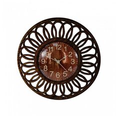 Часы настенные 25 см, цвет коричневый Rettal