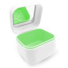 Контейнер для хранения протезов Dentalpik DP2 с зеркалом Green 05.4358-2