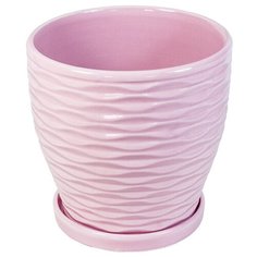 Кашпо 16,5*15 см розовое Rettal