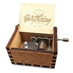 Музыкальная деревянная шкатулка- шарманка "Happy birthday to you Правила Успеха