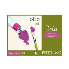 Fabriano Блок для масла "Tela" 300г/м2 42x56см структура холста 10л склейка по 4 сторонам