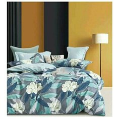 Постельное белье Boris A+B Белые цветы, Евро