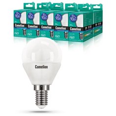 Набор из 10 светодиодных лампочек Camelion LED10- G45/865/E14