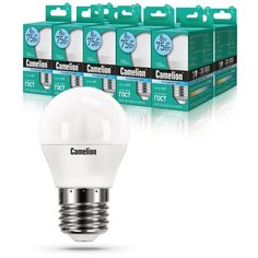 Набор из 10 светодиодных лампочек Camelion LED8- G45/845/E27