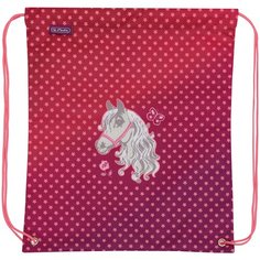 Herlitz Мешок для обуви Girls mix I Horse 50026418-1, розовый