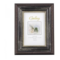 Фоторамка, рамка для фотографии 10х15, галерейная, серебряная окантовка GF 5590