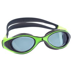 Очки для плавания MAD WAVE Automatic Junior Flame, green/grey