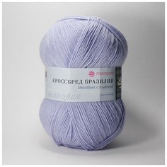 Пряжа Пехорка Кроссбред Бразилии 177 голубое небо 50% мериносовая шерсть, 50% акрил 490м 100г 5шт
